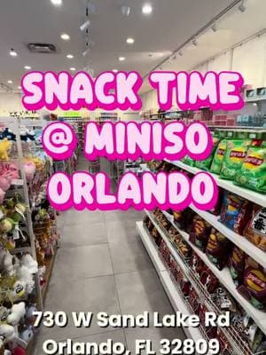 New Tasty Treats Just Arrived! 🍪✨ Come Try Them at Miniso Orlando! 🎉 730 W Sand Lake Rd Ste 110 Orlando, FL 32809 #deals #discount #shopping #explore #miniso #snack #orlandofinds #food #hiddengemsorlando #BTS #orlando #florida #discoverunder10k #fyp #sanrio 