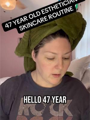 Skincare routine of a 47 year old Esthetician! #skincare #pcaskin #over40 #over30 #esthetician  #valparaisoindiana #chestertonindiana #crownpointindiana #portageindiana #hebronindiana #koutsindiana #nwi #nwiesthetician