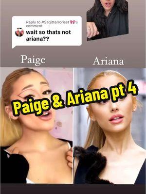 Replying to @#Sagitterrorisst 🎀 🎀 let’s catch up on the Paige Neimann lore ! #ariana #arianagrande #paigeneimann #paigeniemann #wicked #lookalike #celeblookalike 