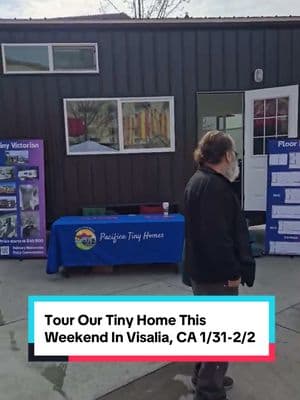 Replying to @user1700378489671 Come tour our tiny homes this weekend, January 31- February 2, at the Visalia Home Show!  - Not in the Visalia area? No worries-visit our website to see more upcoming events near you! #PacificaTinyHomes - Let us know in the comments what city we should go to next!! #tinyhomeliving #visaliacalifornia  #tinyhouses #tinyhomemovement #tinyhometours #tinyhousetour #tinyhousecommunity #tinyhouseconstruction #tinyhomecommunity #tinyhousenation  #smallhomeideas #tinyhomesforsale #tinyhouseideas #visaliaca #visalia #centralvalley #tularecounty 