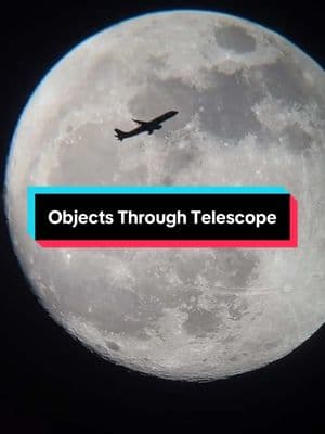 Objects Through Telescope #moon #astronomy #telescope #sun 