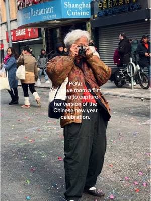 1/29/25 manhattan chinatown #film #filmphotography #notaphotographer #MomsofTikTok #olderwomen #cny #springfestival #春节 #唐人街 #舞狮 #chinesenewyear #celebration #lunarnewyear #filmcamera #halfframe #kodakfilm #portra800 