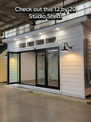 Another move-in ready Studio shed! What would you build on the inside? #sheshed #mancave #homegym #timyhome #homeoffice 