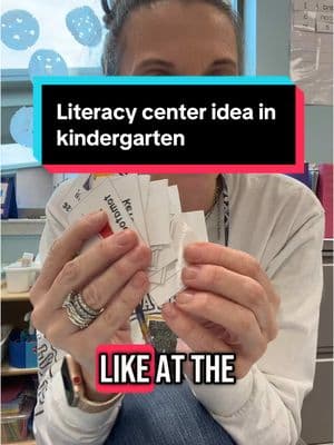 Literacy center idea! #kindergarten #literacy #centers #teacher #teachersoftiktok #owlsomekinders #lists #grocery #shopping #shoppinglist 