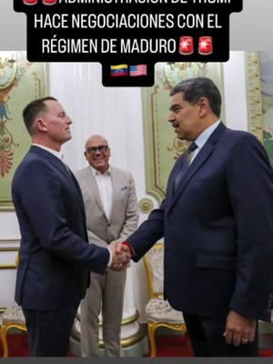 Gabinete de trump se reúnen con el régimen de Nicolás Maduro   Que opinas sobre esto?  #trump #madurodictador #venezolanosenestadosunidos #venezolanosenusa #venezuelalibre🇻🇪 #donaldtrump #latinosenusa 