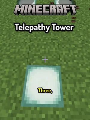 Minecraft Telepathy Tower #Minecraft #minecraftmemes #memes #funny #slyp 