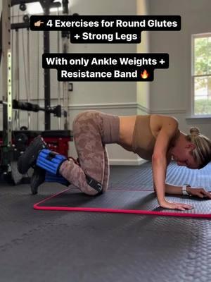 Minimal equipment? No problemo 😉 Save and enjoy this routine, it’s a good one! 🔥 Happy Weekend!! 🌞 #glutesworkout #lowerbodyworkout #resistancebandsworkout #healthandfitness 