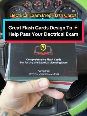 Electrical Exam Prep Flash Cards To Help Pass Your Exam!!!  #wkhk #whackhack #thebasementking #residentialelectrician #journeymanelectrician #sparkylife⚡️💡 #fyp #masterelectrician #electriciansoftiktok #commercialelectrician #sparkylife⚡️ #electricalapprentice #study #learn 