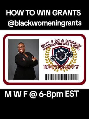 #hillmantok #drbarlow #theofficialhillmantok #theofficialhillmantokuniversity #spring2025 #tiktokuniversity #htu #hbcu  Best way to win #grants for your #blackwoman owned #SmallBusiness  #businessgrants are not #businessloans  How to get #businessgrantsforblackwomen small business owners How to win business grants for Black women small business owners How to avoid #grantscams and #grantscammers  #grantsforwomen #grantsforbusiness #smallbusinessgrants smallbusinessgrants2025 #newgrants2025 #grantsforblackwomen #businessfunding #businessfundingforstartups #businessfundingforstartup #businessfundingfirbusinesscredit #businessfundingforbusinesscreditbuilding #blackwomenentrepreneur  #blackmoney  #blackbusinesswomen  #blackwomenoftiktok  #blacktok  #blackbusiness #BlackTikTok  #granttok  #FindingFunding #blackwomansmallbusinessowner  #blackbiztok #blacksmallbusinessowner  #grantwinner  #freegrants  #businessfunding  #businessgrants  #startupfunding  #businesscapital  #businesstok  #funding  #blackwomen  #grantapplication  #grantwriter #financialliteracy #blackwealth #businessincubator #smallbusinessgranttok #businessaccelerator 