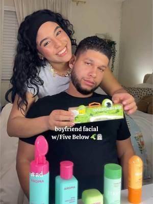 #ad Doing skincare for my fiance using NEW @Five Below products 🧖🏻‍♂️ Had to pamper him for Valentine's Day because he deserves it, 💓 and I was dying to try all these new skincare products #fivebelowpartner #fivebelowskincare #aroma #skincare #skincarevideos #spanight #boyfriendspanight