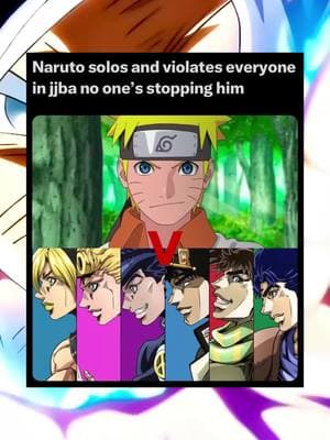 Naruto vs jjba he solos #natuto #narutoshippuden #narutouzumaki #jjba #jojosbizarreadventure #anitok #fyp #anitokgods #animevsbattles #animevsbattle 