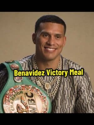 David Benavidez Victory Meal 💪🏾 February 1st Will Be a Night To Remember As Benavidez Goes Head To Head With David Morrell 🙌🏾 Both Undefeated Title Holders 😳 Who’s Ready? Head Over To Amazon Prime To Purchase The Fight! You Don’t Wanr To Miss This 🥊 #mgmgrand #pbc #fyp 