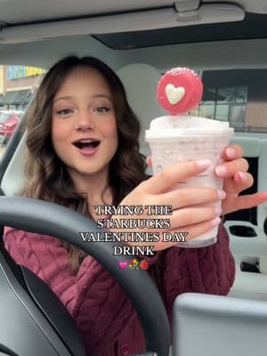 Replying to @Bridgette well that was HUMBLING💀 #starbucksvalentinesdaydrink #starbucksnewdrink #relatable #drivewithme #ValentinesDay 