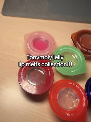 Absolutely in love with these!!!!  @TONYMOLY USA #tonymoly #jellylipmelts #lippies #collection #lipbalm #lipmask #goviral #foryou 