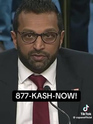 877-KASH-NOW! #kash #kashpatel #patel #cia #fbi #maga #donaldtrump #trump #jdvance #jgwentworth 