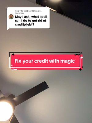 Replying to @.baby.witchxxx you can absolutely use spell work for your credit report! #fyp #zyxcba #foryou #spirituality #spiritualtiktok #witch #witchtok #spells #hoodoowitch #blackwitchtok #spellsandhexes 