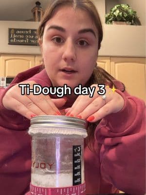 Day 3 with my child #sourdough #sourdoughbread #sourdoughstarter #sourdoughtok #breadtok #sourdoughbreadrecipe #breadmaking #breadmaking #breadrecipe #discardrecipes 