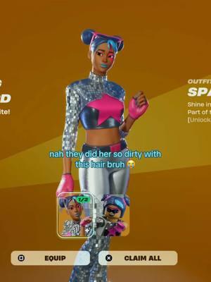 I still love her tho I just wish they added an edit style for her normal hair 😭 #fyp #foryou #viral #foryoupage #fortnite #og #fortniteog #sparklespecialist #girly #headhunter