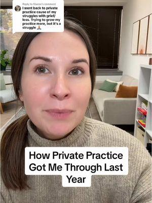 Replying to @Stacee Because I went into private practice, I was able to get through a lot of tough things over the past two years. I could take MORE time off because I was self employed and support myself financially through a major surgery. #privatepractice #privatepracticeedit #privatepracticetherapist #phdstudent #phdpsychologist #phdpsychology #therapytiktok 