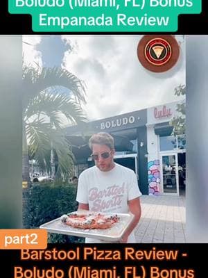 Barstool Pizza Review - Boludo (Miami, FL) Bonus Empanada Review#barstool #pizza #reviews #boludo #miami #bonus #bonus #empanada #cooking #fyp #reviews 