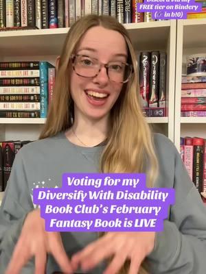 There’s nothing I love more than yapping about disability rep in books with you guys so I hope you’ll join!  Discussion of January’s pick—Out on a Limb by Hannah Bonam-Young will start tomorrow 2/1 at 3pm PST February’s Nominees: - Unseelie by Ivelisse Housman - This Vicious Grace by Emily Thiede - The Bone Season by Samantha Shannon - A Broken Blade by Melissa Blair #BookTok #disabilitybooks #disabilitybooktok #fantasybooktok #unseelie #thisviciousgrace #theboneseason #samanthashannon #abrokenblade #bookclub #fantasybookclub 