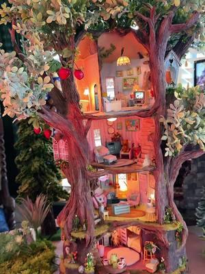 Watch How I built this tree house. #DIY #treehouse #berensteinbears #dollhouse 