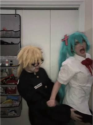 he wants that cookie. #rottenmikucosplay#plusboylencosplay#plusboylen#rottenmiku#fyp 