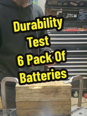 Replying to @svelador9 Better grab a 6 pack for you and your buddies!   These seem to work just fine.  Limited time left on the flash sale. #red #battery #DIY #builder #carpenter #trades #mechanic #impact #test #knockoff #flashsale #sale #giftsforhim #gifideas  #ChallengeTheBuild 