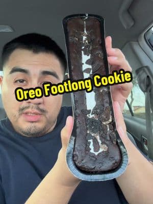 Subway Oreo Footlong Cookie #subway #oreo #foodporn #footlongcookie #cookie #tiktokfoodie 