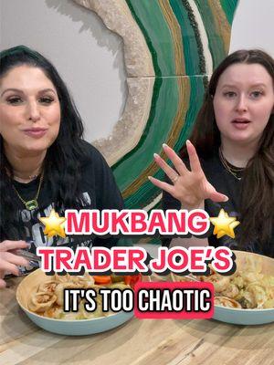 ⭐️MUKBANG⭐️ TRADER JOES⭐️ #mukbang #traderjoes #hyperfixation #motherdaughter 