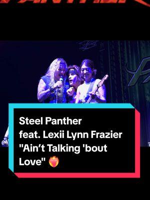 Top Gun Maverick guitarist @LEXII LYNN  joined @Steel Panther on stage at the Del Lago Resort and Casino in 2022 for a cover of the Van Halen classic "Ain’t Talking 'bout Love". #steelpanther #lexiilynn #ainttalkinboutlove #live #vanhalen #topgunmaverick #2022 #michaelstarr #vanhalencover #classicrock #metal #heavymetal #80srock #steelpantherconcert #newyork  #guitartok #guitarplayer #womenwhorock 