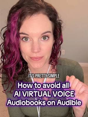 Support HUMAN VOICES not AI. I promise you’ll enjoy the audiobook more. #ai #audiobooks #audible #BookTok #tiffanypreads 