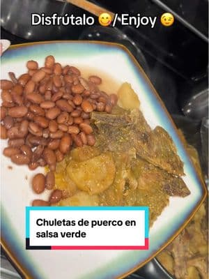 Comida mexicana #chuletasdepuerco #chulestasdepuerco #amyespinoza #comidamexicana #chuletasdecerdo #chuletasensalsaverde #comidacasera #comidarapida #comidarapidayfacil 