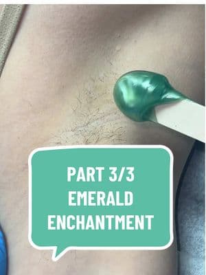 PART 3/3: dry, brittle, thin hair underarm wax review with Emerald Enchantment by @Sexy Smooth Wax 💚💚 #fyp #emeraldgreen #wax #sexysmoothwax #satisfyingvideo #trending #underarmwax #enchantment #viralvideo #capcut 