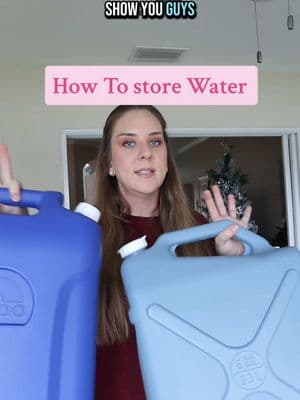 Featuring my favorite skinny water jugs #water #waterstorage #prepare4trouble #emergencypreparedness #foodstorage #prepared 