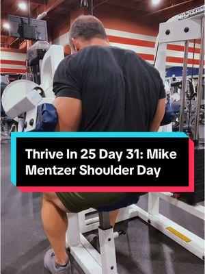 Thrive In 25 Day 31: Mike Mentzer Shoulder Day #gainersparadise #paulkrueger #highintensitytraining #bodybuilder #fitness #workout #livelongdiebig #falsefakenatty #gains #progressiveoverload #fundamental5 #shoulders #mikementzer #heavyduty #musclemob #hit #preexhaust #intensifier #dc #dctraining #dcrestpause #fail #combos #thrivein25 #fyp #fypシ #fypシ゚viral #LIVEhighlights #TikTokLIVE #LIVE 