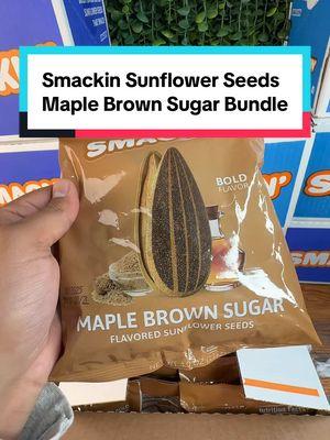 Smackin Sunflower Seeds Maple Brown Sugar Bundle! #smackinsunflowerseeds #smackin #sunflowerseeds #maplebrownsugar #brownsugar #maplesyrup 