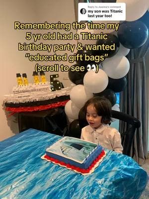 Replying to @Joanna I love that there’s more titanic lovers out there. #titanicbirthday #titanicbirthdayparty #titanic #fypシ 