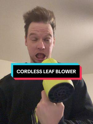 INSANELY powerful cordless leaf blower 😂 good for indoor or outdoor use! Check them out! #leafblower #cordlessleafblower #TikTokShop #affiliate #product #homegoods #homeuse 