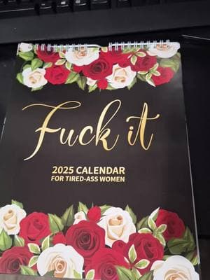 This is the best calendar EVER!! #2025calendar #fuckit #fuckitcalendar #calendar #deskcalendar #clickthelink #fyp #foryoupage #getyouone #getyouoneofthese #getyours #getyoursnow #musthave #musthaves 