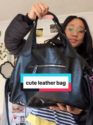 I take her everywhere now😭 #leatherbag #punkbag #alternativebags #trendy #trendybags #bags #leatherbags #TikTokShop #tiktokfinds 