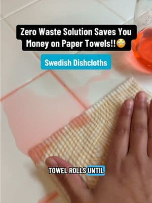 No more waste of paper towels! #fyp #CleanTok #homecleaning #kitchen #swedishdishcloth #papertowel #dishcloth #reusable #Sustainability #zerowaste #noplastic #tiktokshopfinds #TikTokShop @forearthbyus 