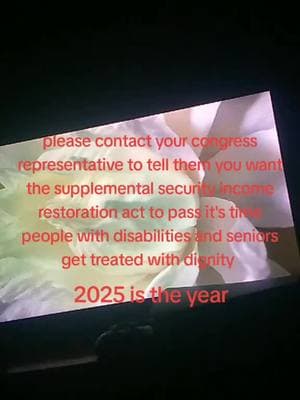 #supplementalsecurityincome  #ssi #disability  #ssirestorationact  #congress #usa #america #fyp  #americanswithdisabilities  #seniors #disability 