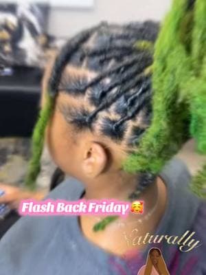 #onthisday FRESH COLOR AND A RETWIST FOR MY #a1day1. #nghbymsluke #colorlocs #womenwithlocs #mslukedidit #flashbackfriday 