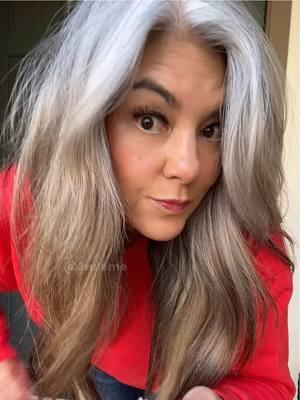 Got my hair did #silverhairinfluencer #silverhair #slaythegray #hairday #greyhair 