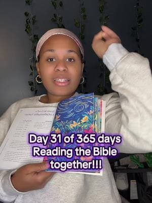 Day 31 of 365 days reading the Bible together! #biblestories #readthebiblewithme #readyourbible #jesuslovesyou 