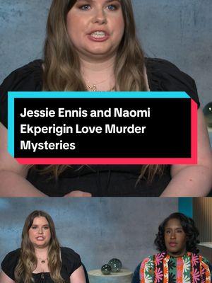 Jessie Ennis and Naomi Ekperigin Love Murder Mysteries #MythicQuest #AppleTVPlus #JessieEnnis #NaomiEkperigin #murdermysterydinner 