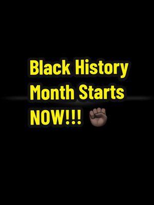 #blackhistorymonth2025 Is in full effect baby!!!! WHO GONE STOP US?! NO MFIN BODY!! ✊🏿#blackhistoryisamericanhistory #blacklivesmatter #imblackandimproud #blackexcellence 