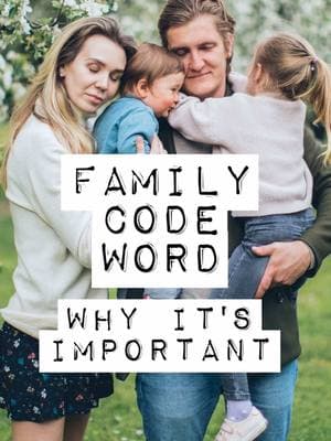 ⚠️DO YOU HAVE AN EMERGENCY FAMILY CODE WORD? This can save time, this can save lives.  Sit down tonight and come up with one!  #childsafety #safety #safetytips #familysafety #streetsmart #parenting #parentingtips #parenting101 #parentsontiktok #MomsofTikTok #dadsoftiktok  #beaware #staysafe #beawareofyoursurroundings