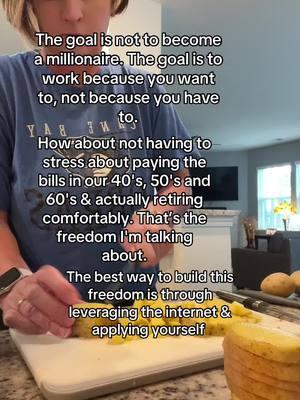 I saw the writing on the wall.  I knew I needed to to action before there would be changes made at my job.  If I could find something I could work at, learn new skills and earn on my own without having to clock in and out, that was the goal.  Not to be a millionaire. But to have the freedom and flexibility.  That’s what I found. And you can too.  The first step is getting educated & finding what route you want to take. I found digital marketing (aka, online marketing). I promote digital educational programs for others to learn from just like I am. Best part, I didn’t have to create them. I didn’t have to build a website either.  Now I’m building my freedom & helping others do the same.  #freedomopportunity #onlineincomeopportunities #setbacktocomeback #digitalbusiness #empoweredgenxers 